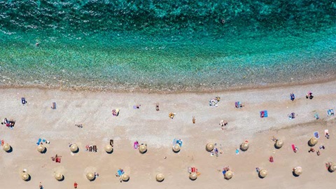 Pessoas na praia